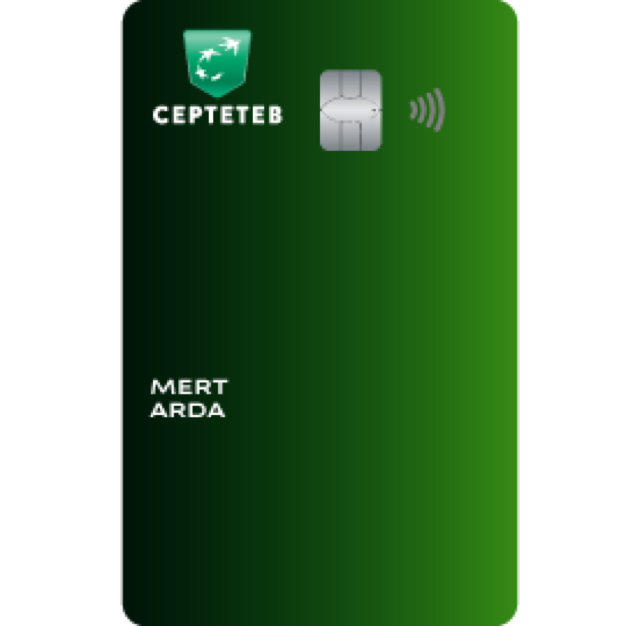 CEPTETEB Dijital Kredi Kartı kart görseli